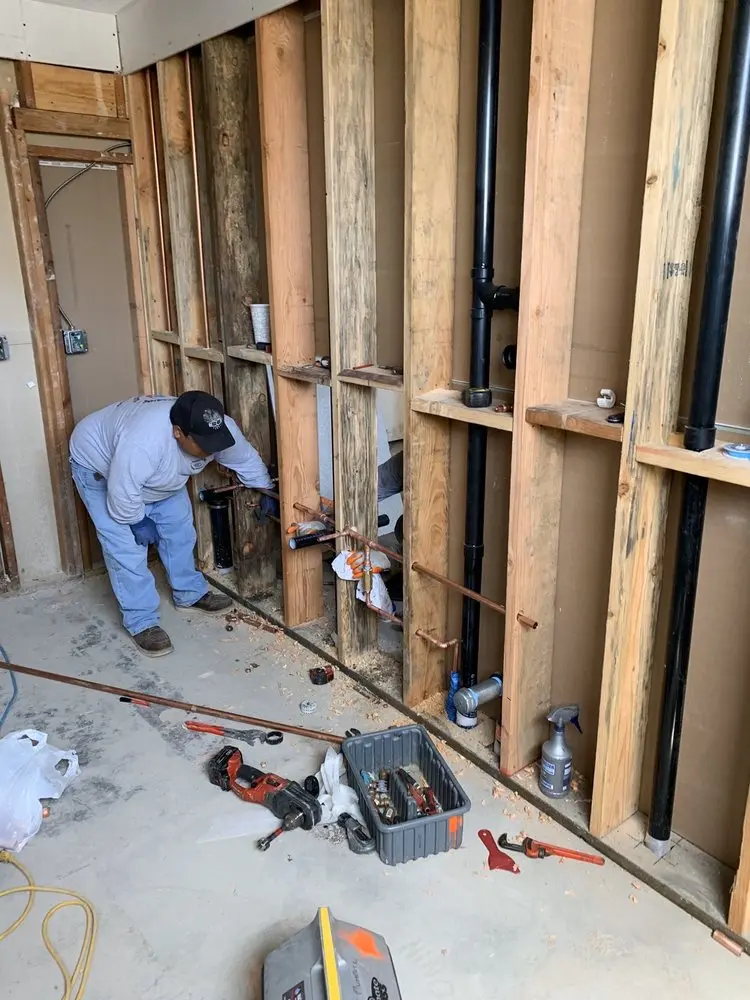 Commercial rough-in plumbing for Gas Line Repair in Meeting House Hill
